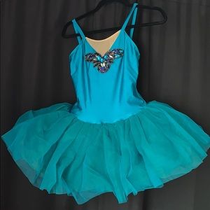 Revolution teal tutu